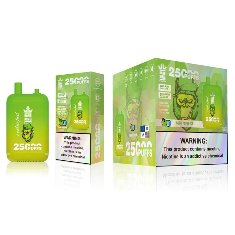 Sour Apple Ice Bang King 25000 bivpbk25000