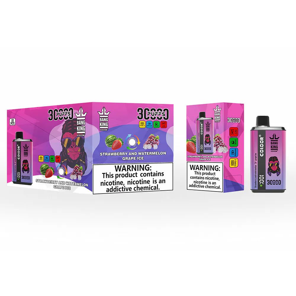 Fragola e anguria e ghiaccio all'uva Bang King 30000 bivpbk30000