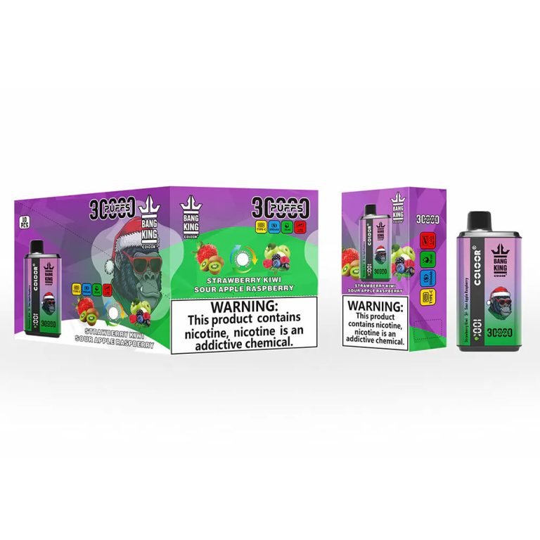 Fragola e kiwi e mela acida e lampone Bang King 30000 bivpbk30000