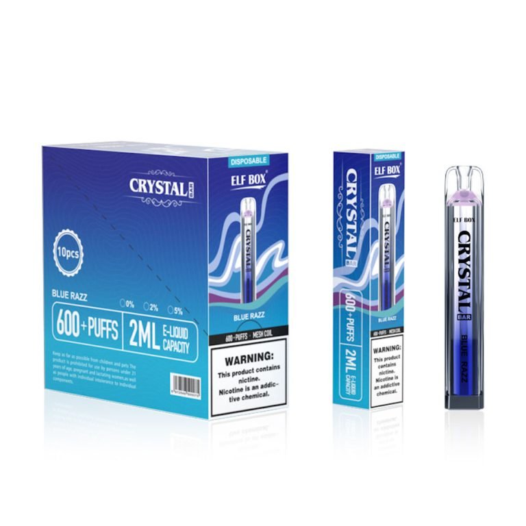 Elf Box CRYSTAL BAR 600 BLUE RAZZ bivpebcb600