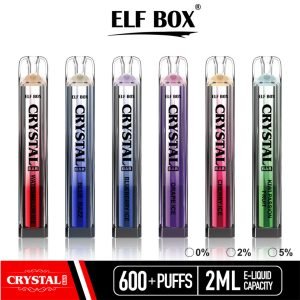 2ml E-liquid Elf Box CRYSTAL BAR 600 bivpebcb600