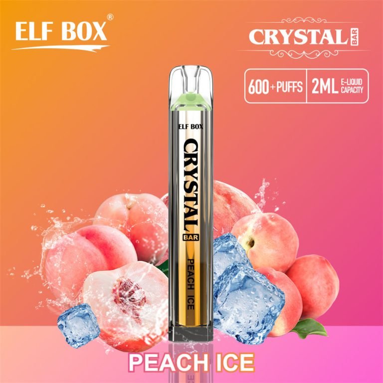 PEACH ICE Elf Box CRYSTAL BAR 600 bivpebcb600
