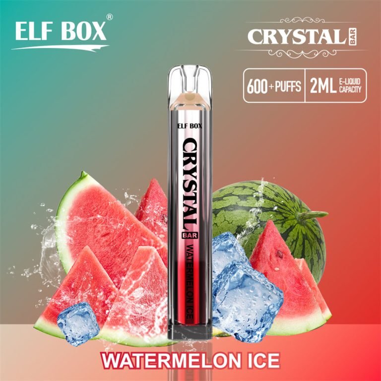 WATERMELON ICE Elf Box CRYSTAL BAR 600 bivpebcb600