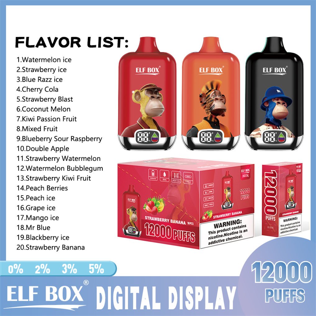 20 gusti watermelon ice elf box digital 12000 bivpebd12000
