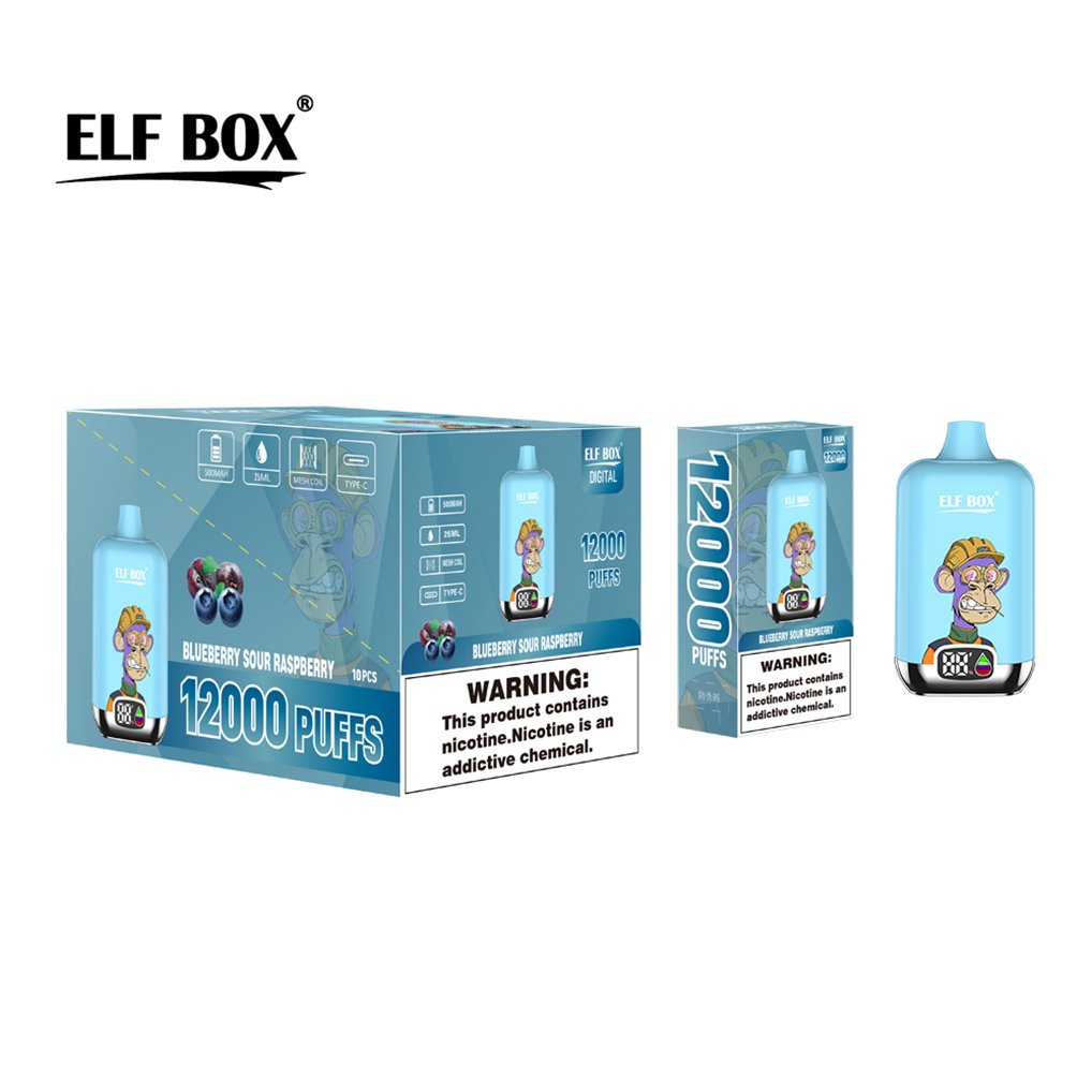 blueberry sour raspberry elf box digital 12000 bivpebd12000