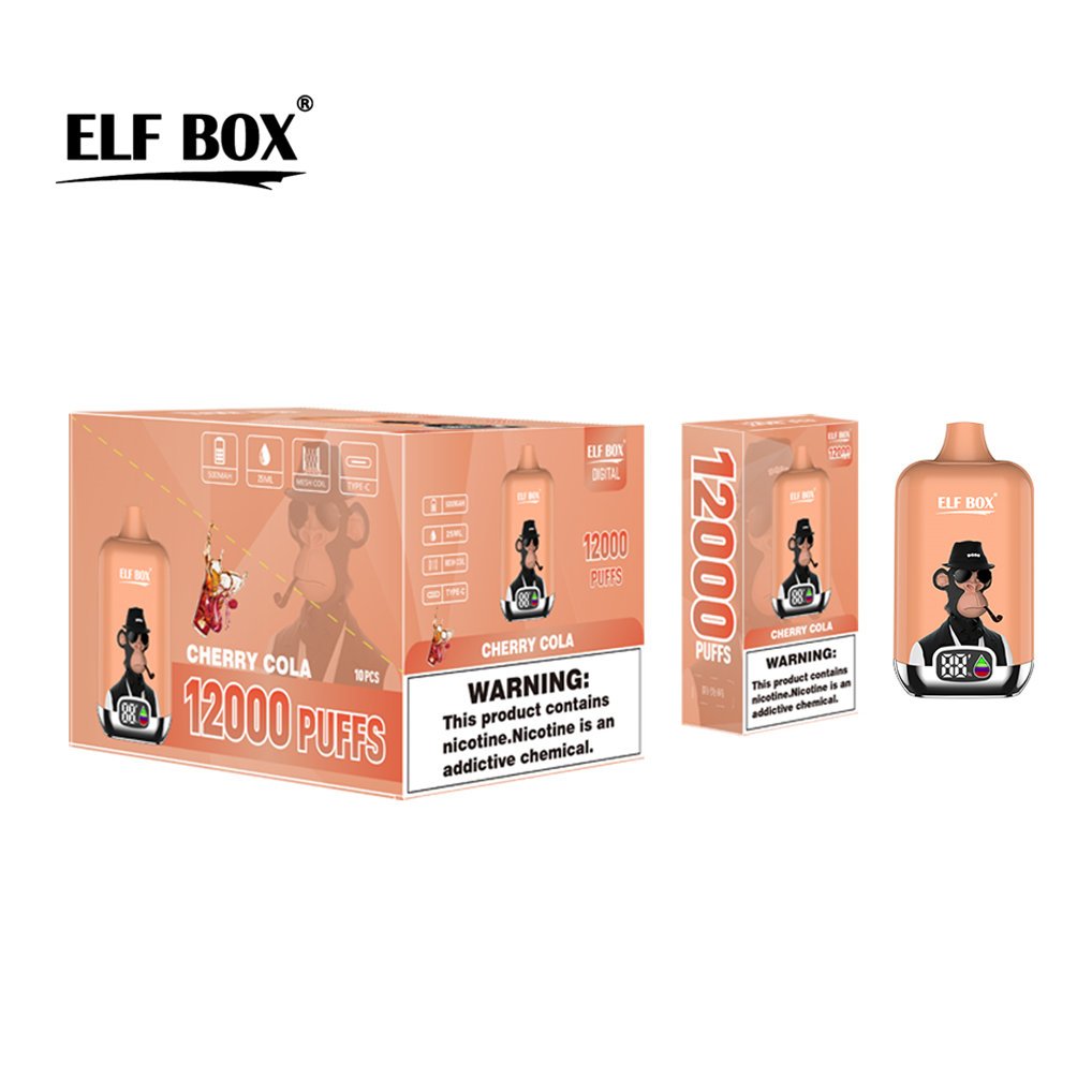 cherry cola elf box digital 12000 bivpebd12000