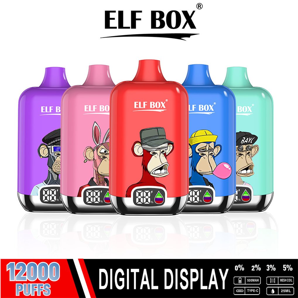 e-liquid da 25 ml watermelon ice elf box digital 12000 bivpebd12000