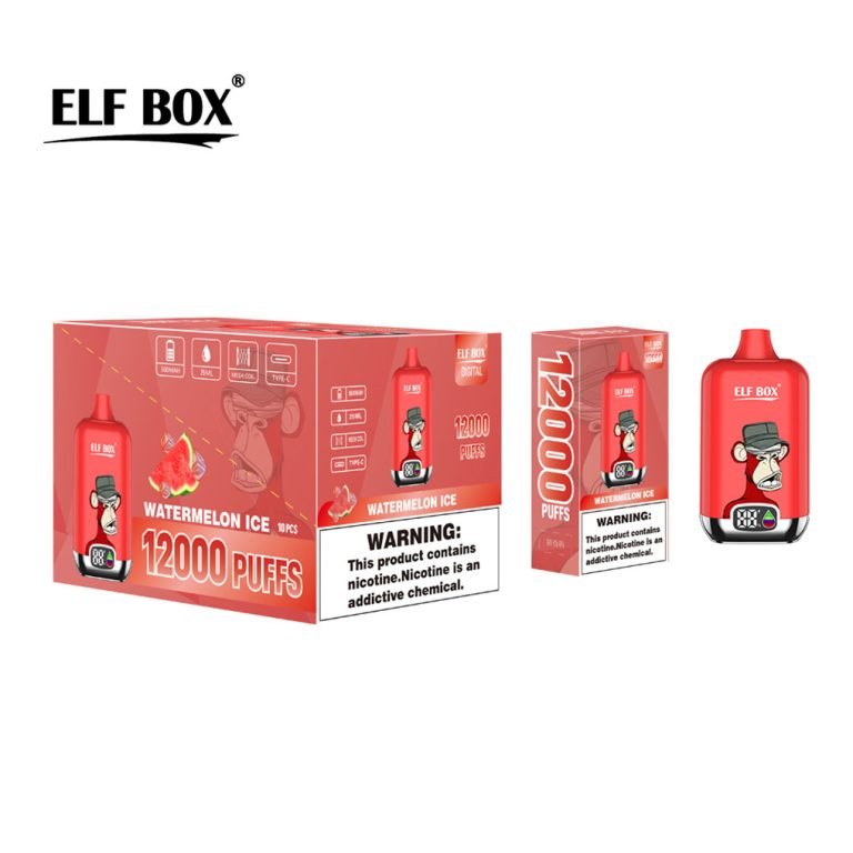watermelon ice elf box digital 12000 bivpebd12000
