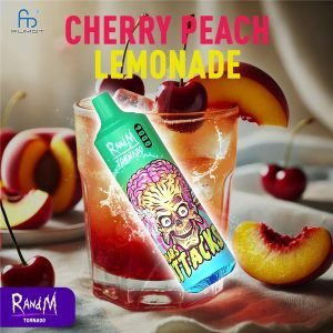 Limonata alla ciliegia alla pesca RandM Tornado Vape 9000 bivprt9000