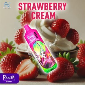 crema di fragole randm tornado vape 9000 bivprt9000