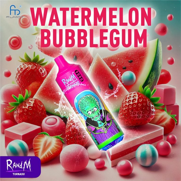 watermelon bubble gum randm tornado vape 9000 bivprt9000